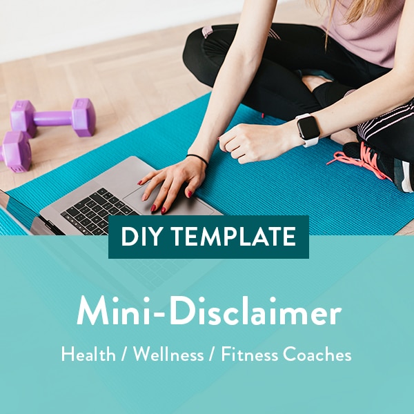 Template Disclaimer Exercise Routine DIY INDEPENDENT CONTRACTOR AGREEMENT TEMPLATE