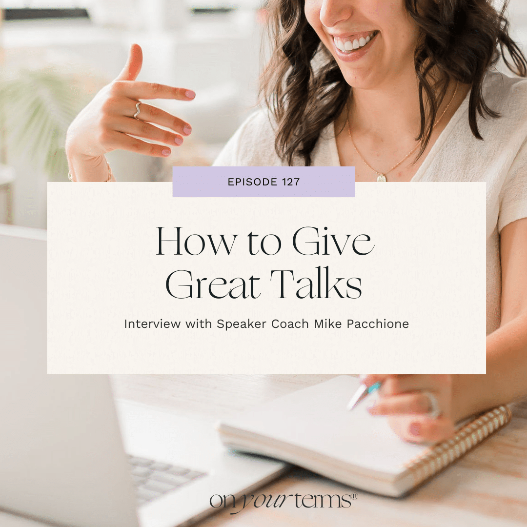 How to Give Great Talks [Interview with Speaker Coach, Mike Pacchione]