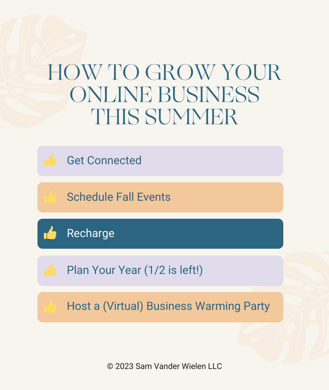 5 Ways To Grow Your Online Business | Sam Vander Wielen LLC