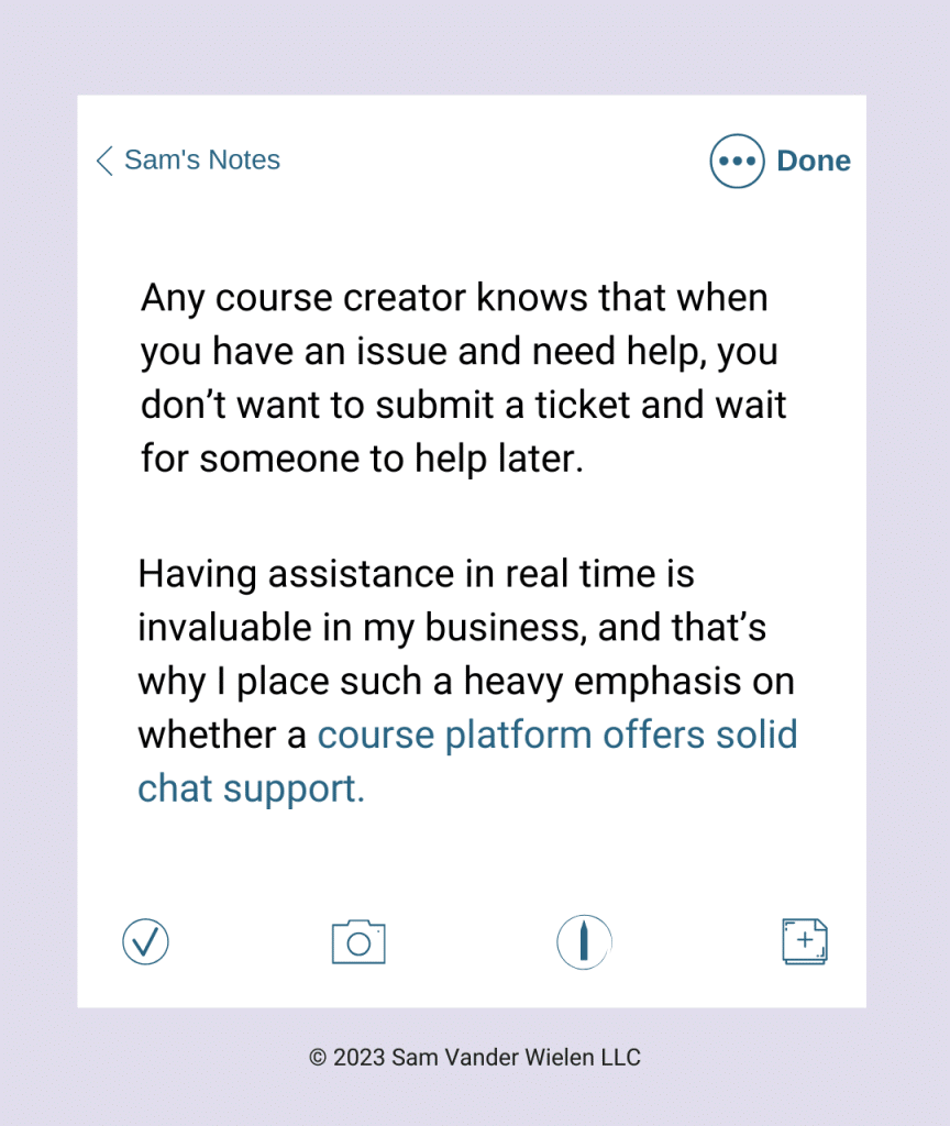 Having assistance in real time is invaluable in my business