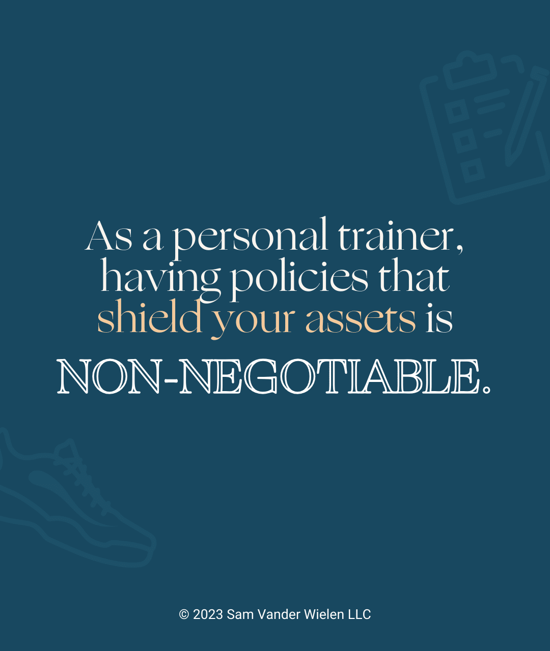 How To Start A Personal Training Business | Sam Vander Wielen
