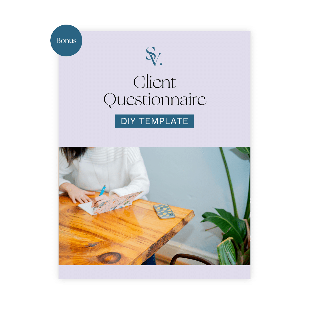 client questionnaire diy template