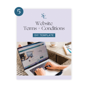 website terms + conditions diy template