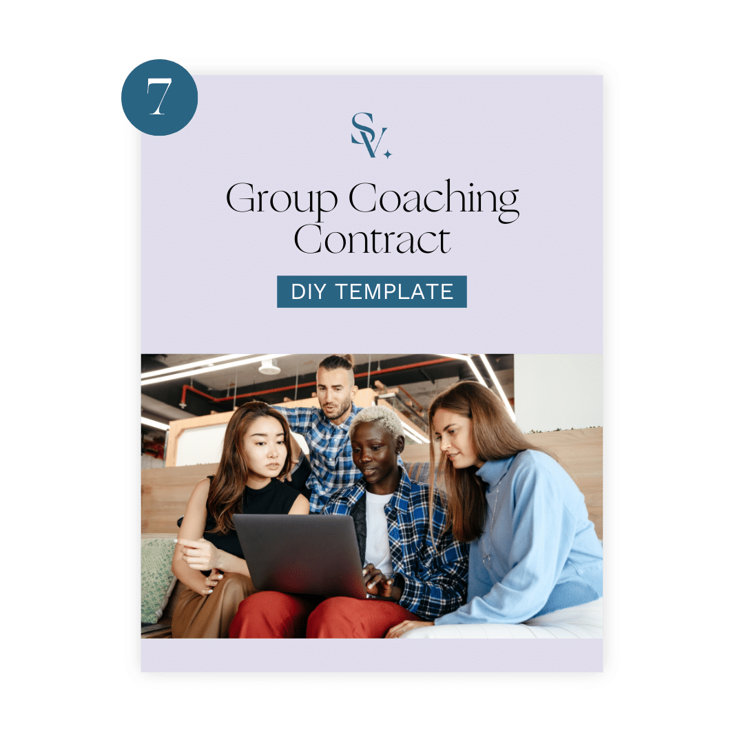group coaching contract diy template
