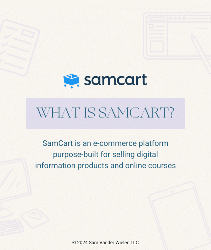What Is SamCart (And Is It A Must-Have For Creators?) | Sam Vander Wielen