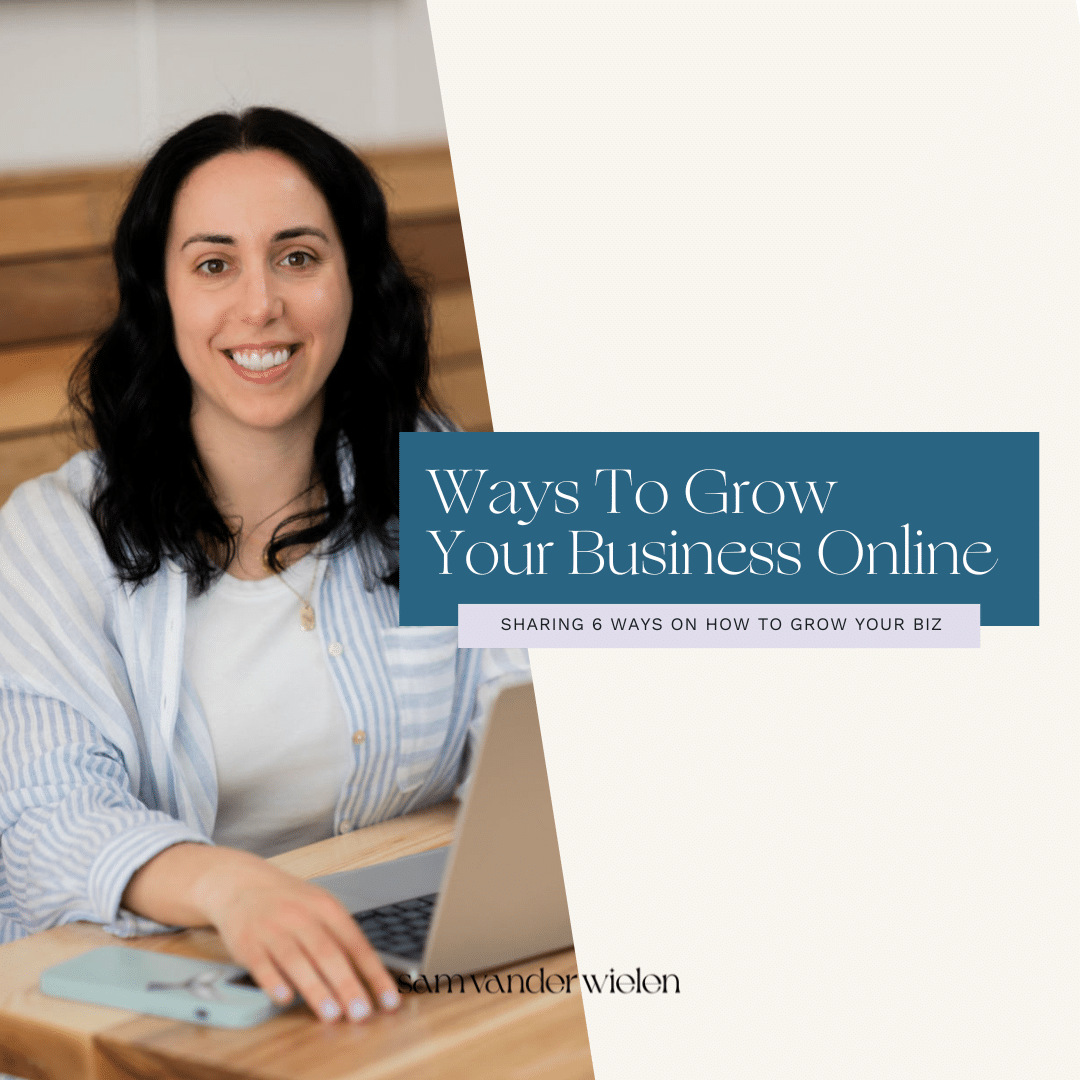 5 Ways To Grow Your Online Business | Sam Vander Wielen LLC