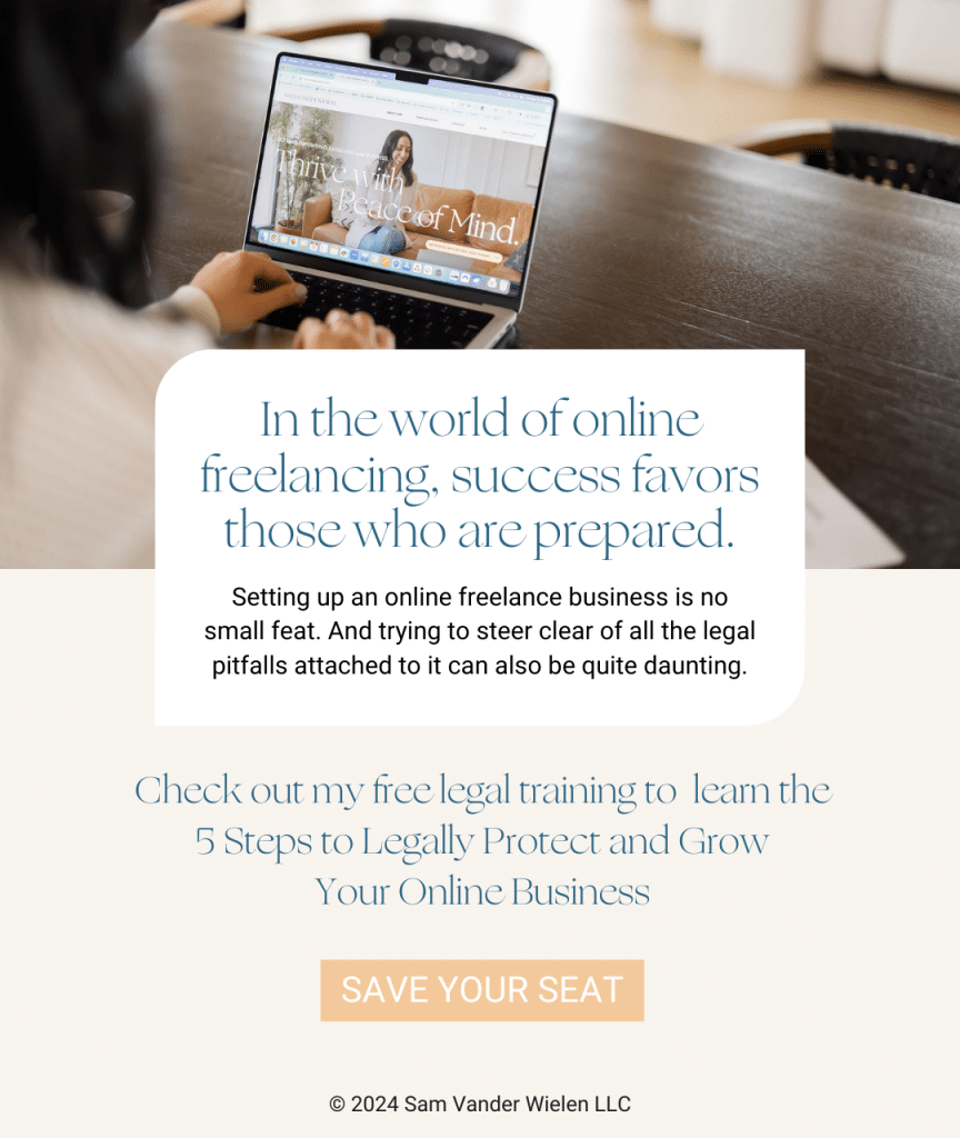 How To Legally Start A Freelance Business Online | Sam Vander Wielen