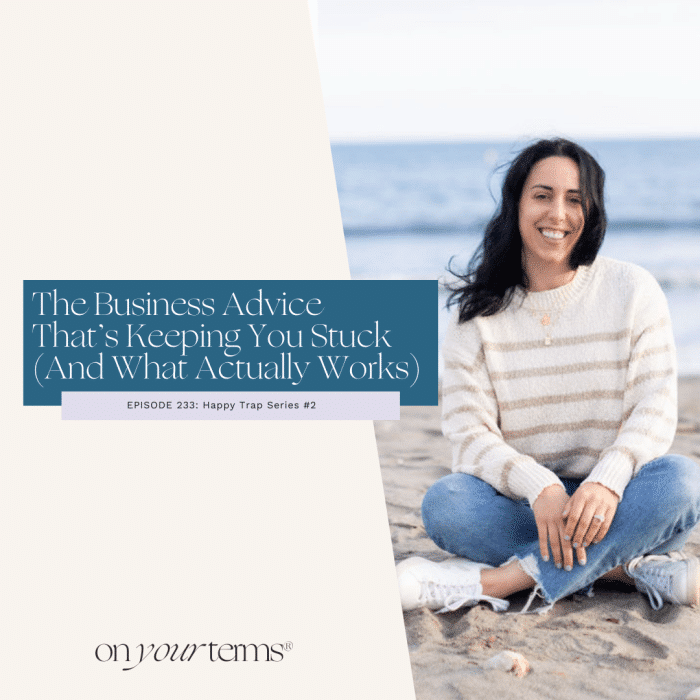 The Business Advice That’s Keeping You Stuck (And What Actually Works)