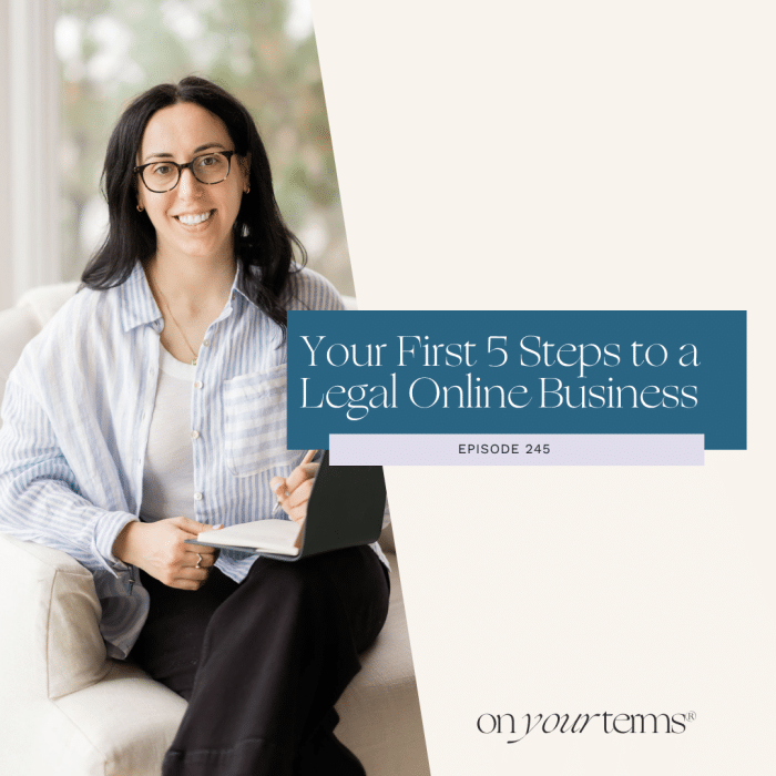 Your First 5 Steps to a Legal Online Business