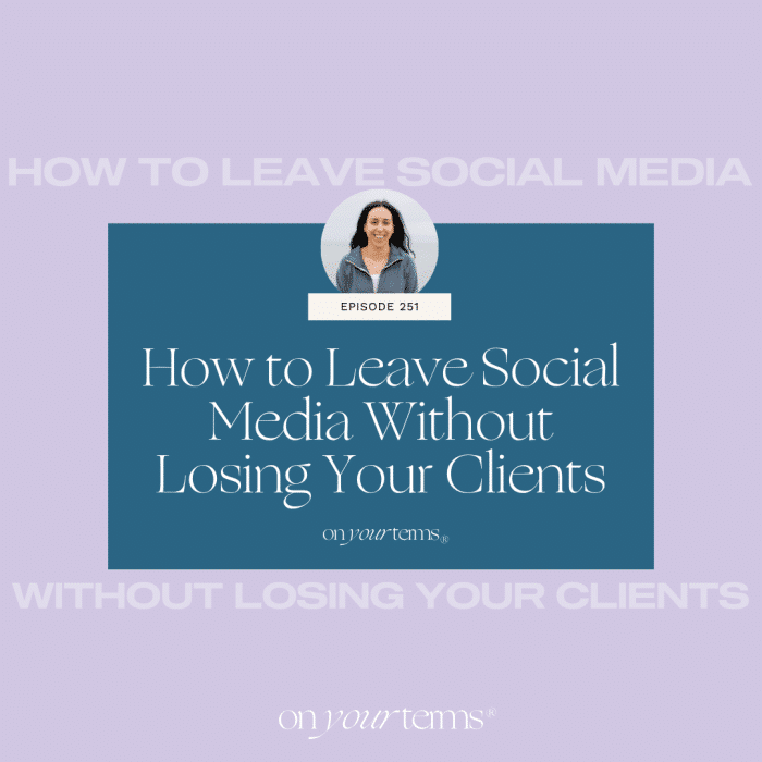 How to Leave Social Media Without Losing Your Clients