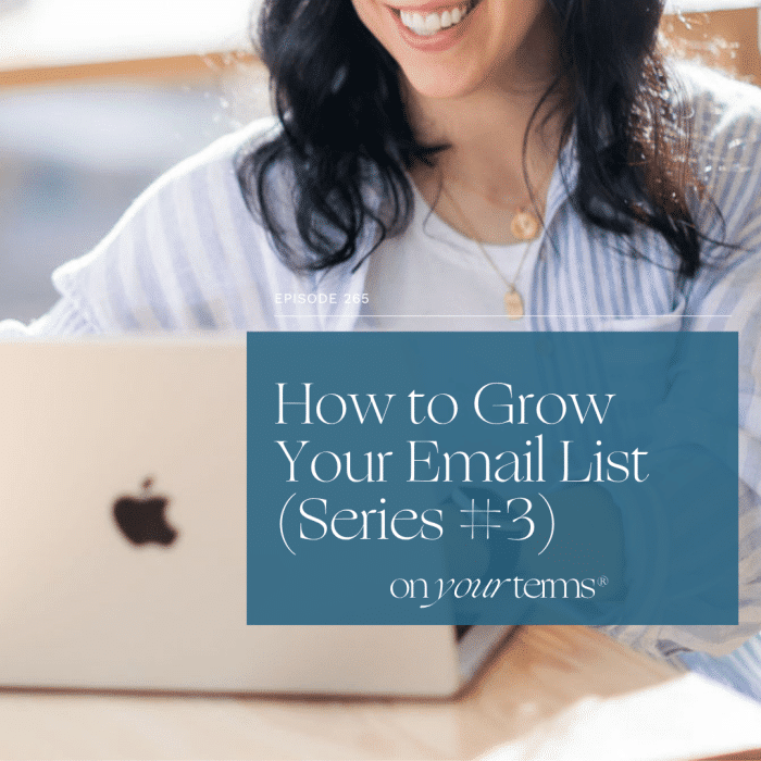 How to Grow Your Email List (Series #3)