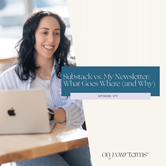 Substack_vs. My Newsletter What Goes Where (and Why)