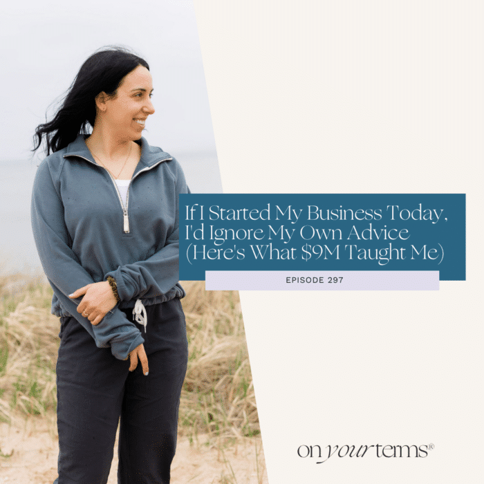 Sam Vander Wielen standing and smiling while looking to the right at the beach. Text overlay reading “If I Started My Business Today, I'd Ignore My Own Advice (Here's What $9M Taught Me)"